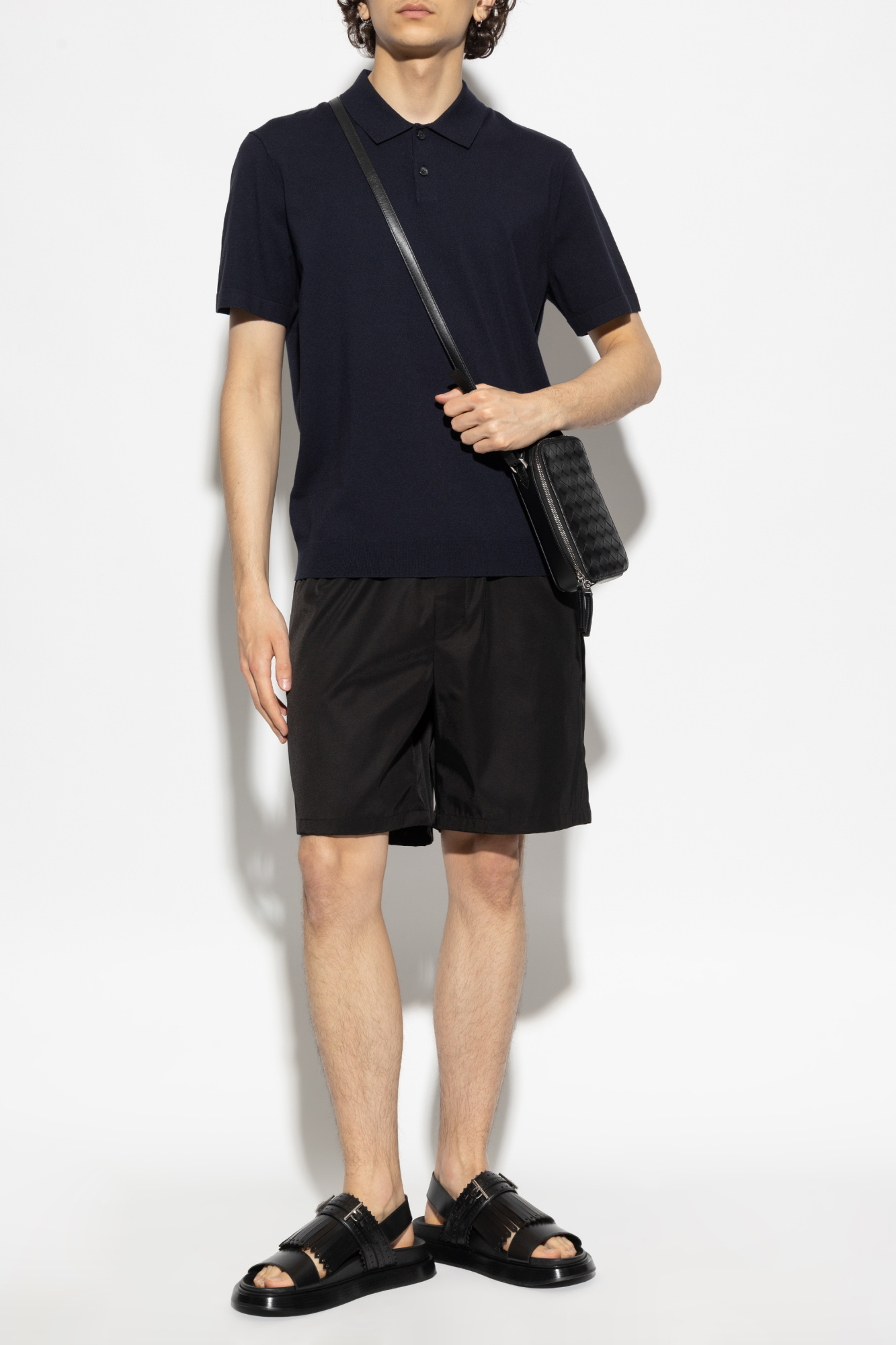 Ami Alexandre Mattiussi Shorts with logo on pocket | Men's Ami Alexandre Mattiussi Shorts with logo on pocket | Men's